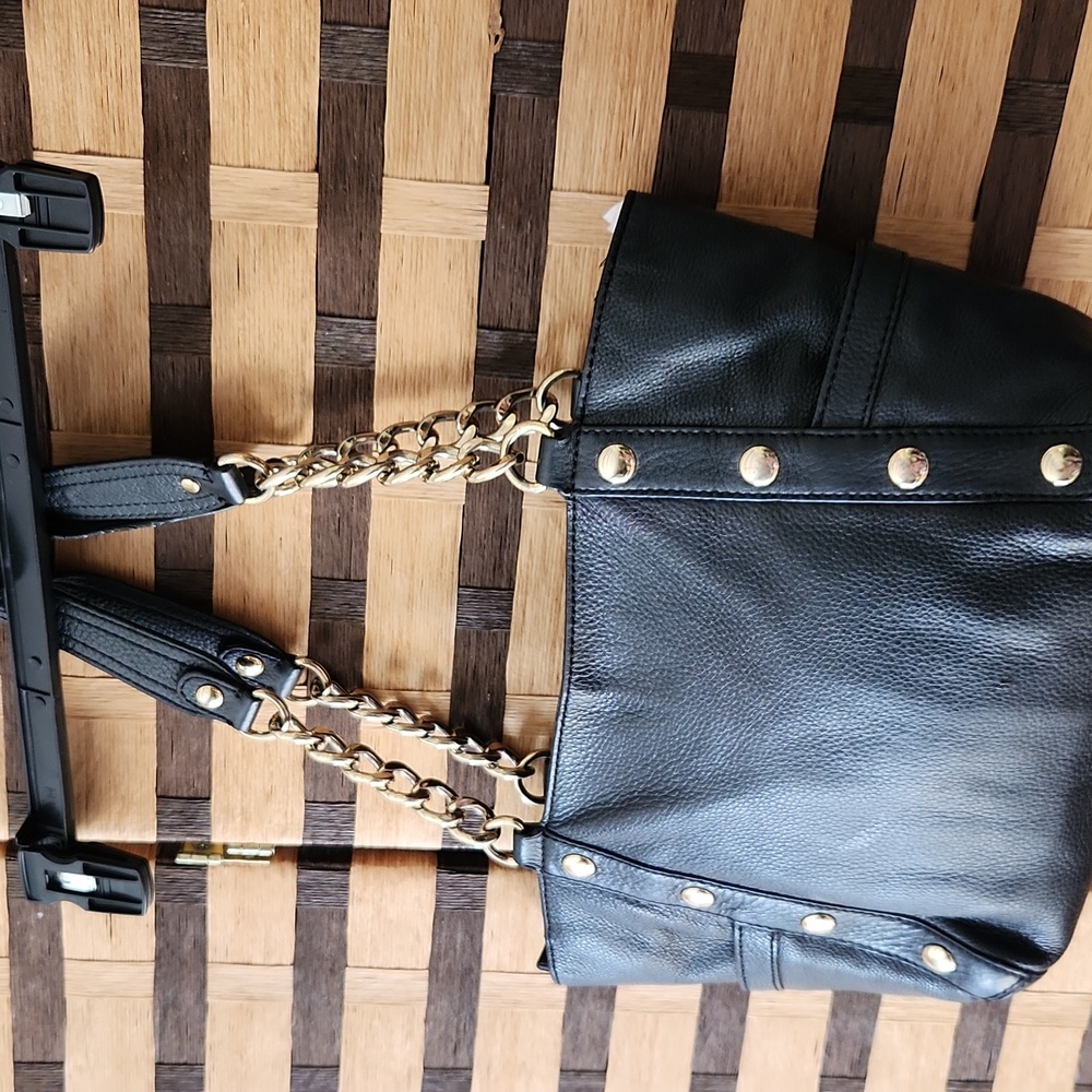Michael Kors Black Leather Tote Bag - Picture 2 of 8